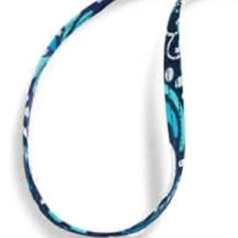 Vera Bradley Breakaway Lanyard Blue Island Medallion Paisley 15972-U60 NWT